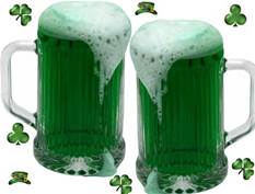 green beer for St. Pat's Day
